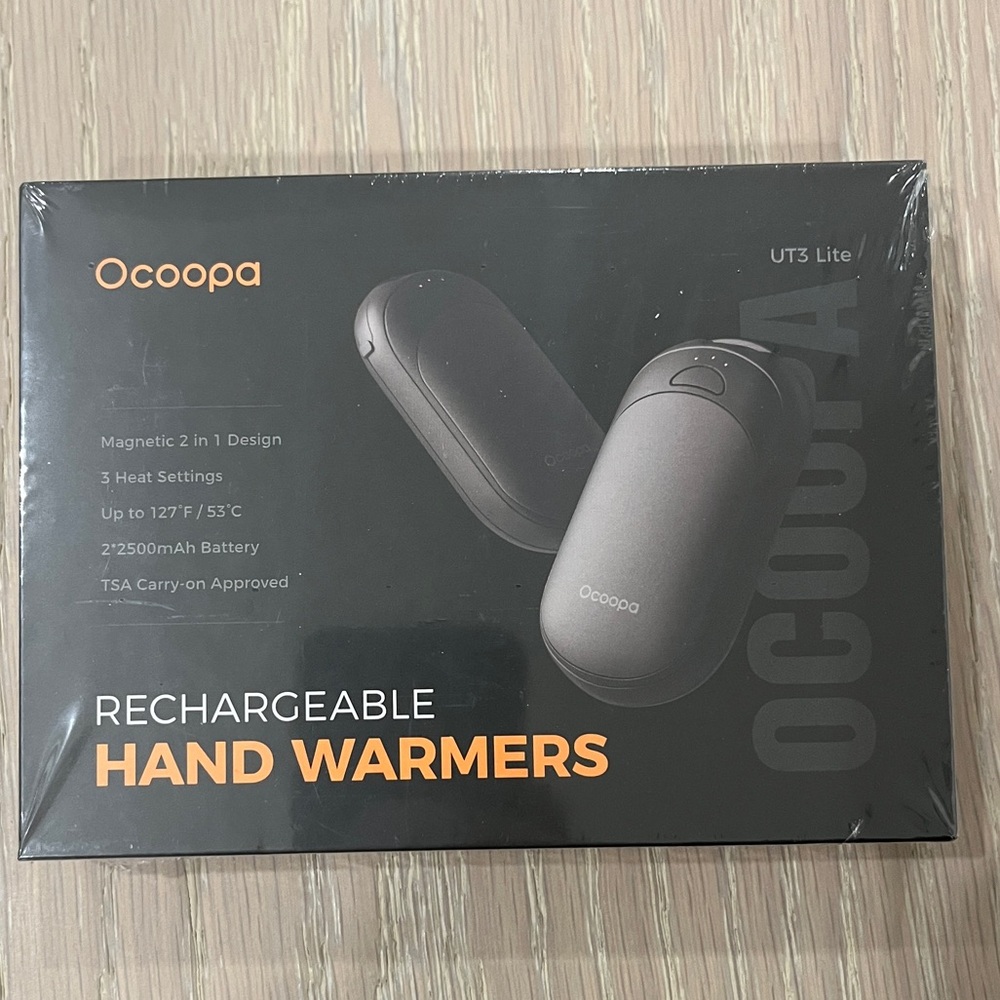 Ocoopa. Rechargeable hand warmers. BNIB